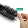 Rigych 6 PCS Rubber Tripod Foot Spike, 3/8”-16 Thread Anti-Slip