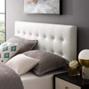 Modway Emily Tufted Button Faux Leather Upholstered Queen Headboard in