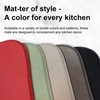 FULL BE DARE 2-Pack Light Gray Dish Drying Mats 17”