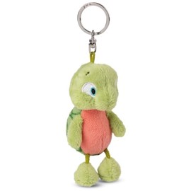 Niki Sunset Dream 2024 Turtle Tateus 10cm BB Key Ring for Kids, green, 10 cm