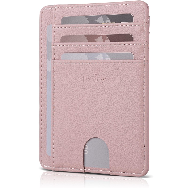 Teskyer Credit Card Case, ID Card Holder, Premium PU Leather,