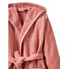 Vertbaudet Children's Bathrobe with Recycled Cotton, rosewood