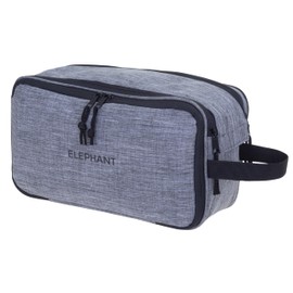 Toiletry Bag Large Travel Bag Women Men Toiletry Bag Wash Bag Beauty Case Outdoor Camping Toiletry Bag Cosmetic Bag Sauna Elephant Travel Wash Bag, Light grey/black 13028, Toiletry bag