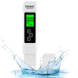 Flintronic TDS/EC Water Quality Test Meter, Temperature Tester with Backlight, PPM Conductivity Meter ±2% Reading Accuracy, Water Quality Tester for Swimming Pool Drinking Water Aquarium Pools