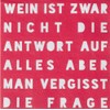 Räder Cocktail Napkin Wein ist zwar Nicht die Antwort