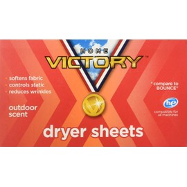HOME VICTORY Dryer Sheets: Outdoor Scented Laundry Fabric Softener Sheets - Reduces Wrinkles - Controls Static - Softens Fabric (240 Count)