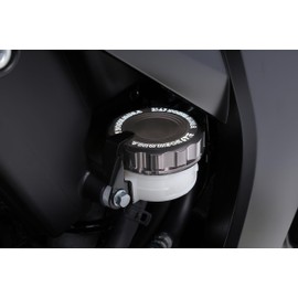 Yoshimura 667-269-3120 Reservoir Tank Cap NISSIN φ2.3 inches (59 mm), Slate Gray