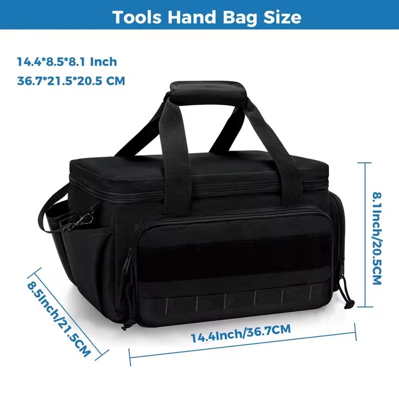 14-Inch Tool Storage Bag for Hand Tools – Portable Black