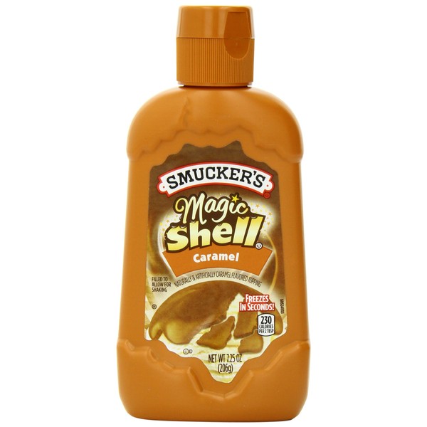 Smucker's Magic Shell Caramel Flavored Topping, 7.25 Ounces