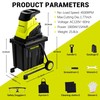 PHELEX PRO Wood Chipper Shredder, 1800W Electric Mulcher Shredder with