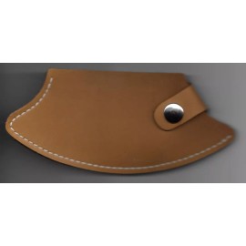 Diamond D Genuine Leather Ulu Knife Quality Sheath Light Color - For Inupiat Knife