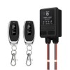 WOODGUILIN Wireless Relay Switch 12V Remote Control Switch DC12V/24V/48V/72V 30A