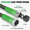 Flat Soaker Hose 50FT for Garden and Lawns, 80% Water-Saving