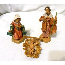 Fontanini by Roman Classic Holy Family Nativity Set, 3-Piece, 5-Inch Each