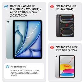 Spigen Spigen Ultra Hybrid Pro Case Compatible with iPad Air 11 inch 7th M3 (2025), 6th M2 (2024) / iPad Air 10.9 inch 5th (2022), 4th generation (2020) - Teal Blue