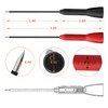 4 Pack 2mm Extended Needle Test Probes, 600V/10A Non-Destructive Multimeter