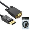 AISHTEC Cavi DisplayPort auf VGA Adapter 1080P HD