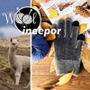ineepor Alpaca Gloves Men Women Winter Knitted Gloves Thermal Warm