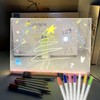 Newsones LED Drawing Board, Luminous, Acrylic Message Board, 7 Color