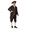 OEBLD Benjamin Franklin Costume Men Colonial Adult Colonial Deluxe wax