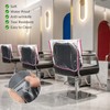 L'aimefois Salon Barber Chair Cover Protector - Prevents Damage,Clear Square,Easy
