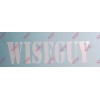 Wiseguy Vintage Retro Custom Made Vinyl Sticker, Classic TV, 5x1.5