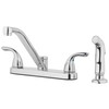 Aqua Vista 25-K82CS-CH-AV Kitchen Sink Faucet with Side Spray, Polished