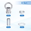 PATIKIL 18Lb Load Lamp Female Loop Holder, 4 Set Lifting