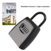 Key Lock Box Hanging Portable Resettable Password 4‑Digit Combination Lockbox