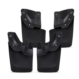 4 Pcs Front Rear Premium Heavy Duty Molded Splash Guards Mud Flaps Wheel Fender Mudguards Replacement for Toyota Tacoma 2016 2017 2018