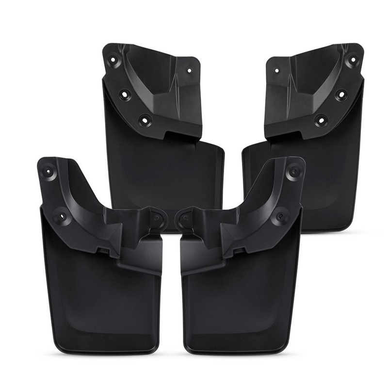 4 Pcs Front Rear Premium Heavy Duty Molded Splash Guards