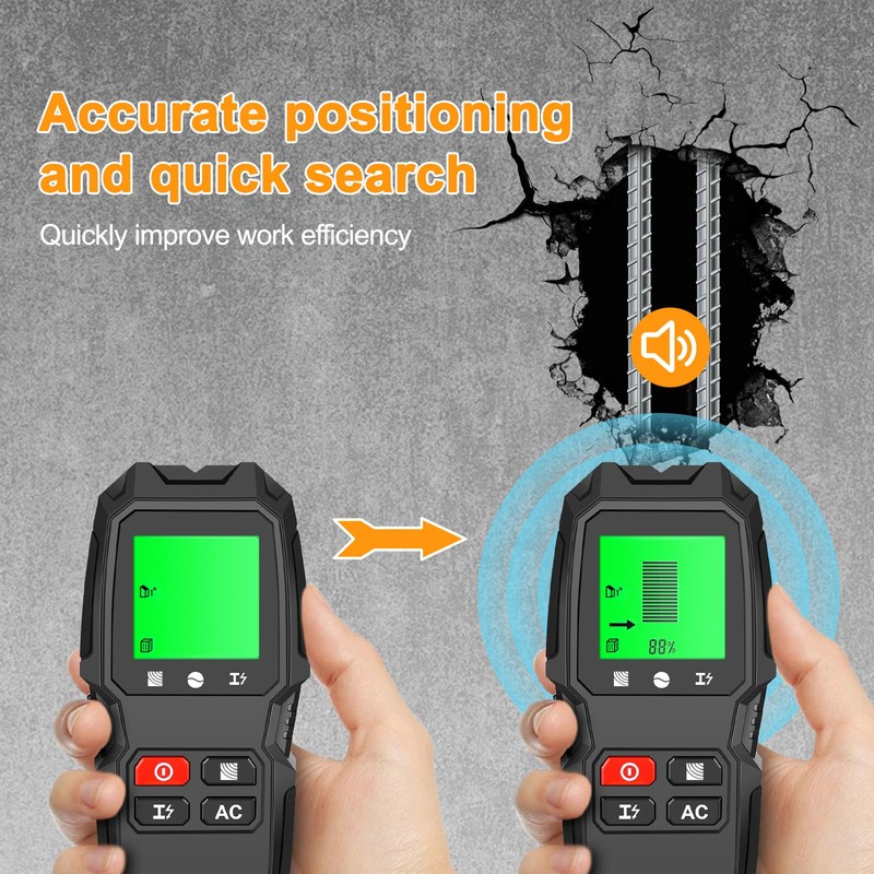 Stud Finder Wall Scanner，WOVTE 7 in 1 Electronic Stud Finder