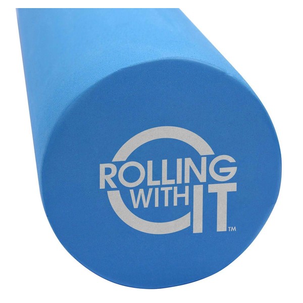 Rolling With It Foam Roller - High Density - for Exercise and Muscle Recovery - Eco-Friendly Back Roller - Select Size Below 13-18-36 inches