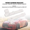 2Pcs High Strength ABS Front Bumper Bracket 6400F549 Replacement for