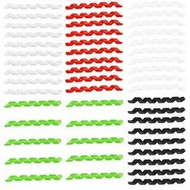 Lotatheta 10 Pcs Wrap Spiral Bicycle Cable Sleeve 5 Colors Rubber Housing Protector Frame Guard for MTB Bike Shift Brake Line Pipe Anti-Friction Black Red White Green Transparent