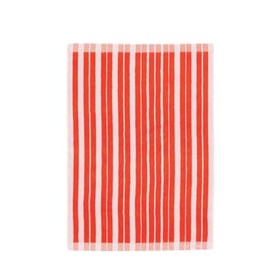 Marimekko Raide Hand Towel 50 x 70 cm Red Light Pink