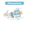 Ignition Switch and Key Replace 17421G1 17134G1 Fit for E-Z-GO