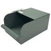 IKEA REJSA Storage Box Metal Bin Gray/Green 7" x 9
