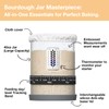 Premium Pro Sourdough Starter Jar Kit - 40oz Large Wide