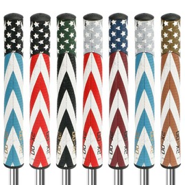 New golf putter ultra-light grip PU non-slip comfortable thick shock absorption multi-color optional club accessories:_A-Black/Blue-7