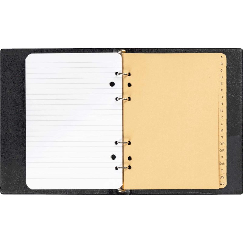 Brunnen 106521090 Ring Binder A6 4x Rings Plastic Cover Lined