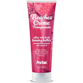 Pro Tan Manteca bronceadora oscura de granada Beaches & Crème con intensificadores, incluyendo tirosina, 241 g (8.5 oz)