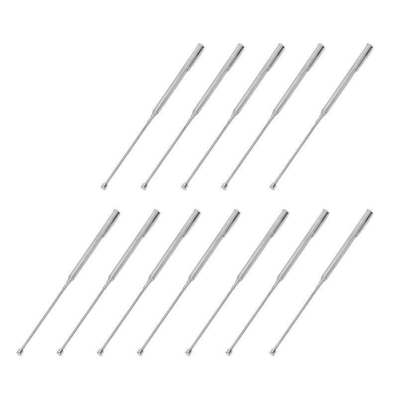 12PCS 2lbs Magnet Steel Sticks with Pocket Clip Telescopic Grabber