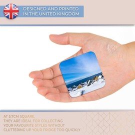 Destination Vinyl ltd Fridge Magnet - Nuuk City Greenland Ice Landscape 21949