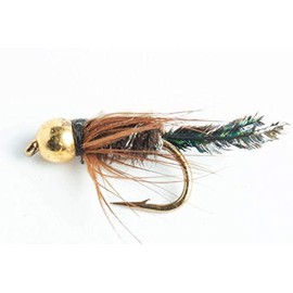 Blue Wing Olive Bead-Head Zug Bug Nymph Fly - 6 Pack (#14)