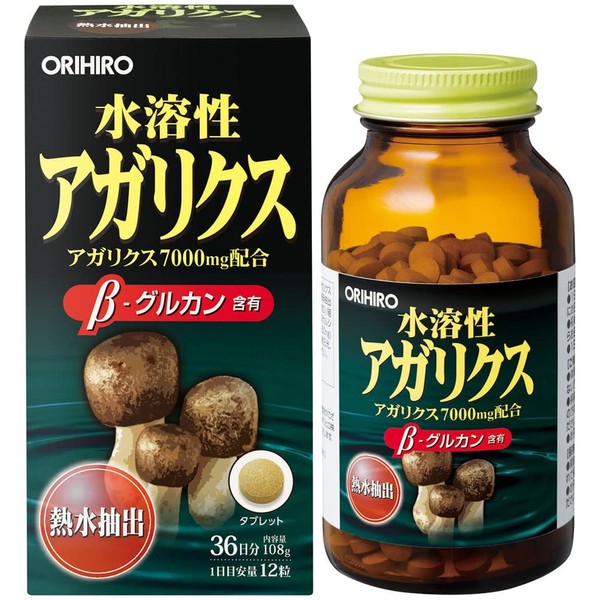 Orihiro Water Soluble Agarics 3.8 oz (108 g) 432 Tablets