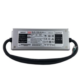Mean Well XLG-150-H-A 150W 27-56V 2800mA LED Driver - Constant Power, IP67 Waterproof, 92% Efficiency, 6KV/4KV Surge, 0-10V Dimming - for Horticulture, Landscape Lighting