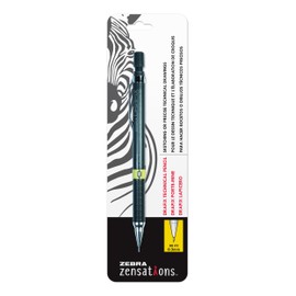 Zebra Zensations Drafix Technical Pencil, 0.3mm, Yellow Lead Grade Indicator, 1-Count