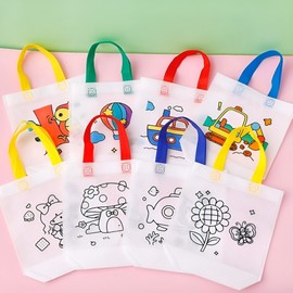DIY coloring Non-woven bag excavator 10ea