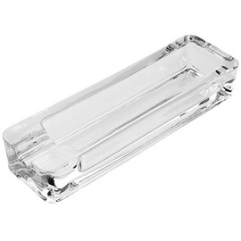 GERMANUS Glass cigar ashtray with a shelf I